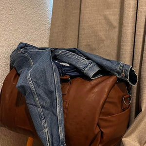 Customer photo with DuffleFold bag
