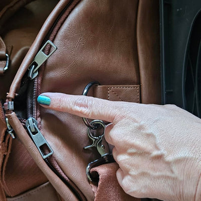 Customer photo with DuffleFold bag