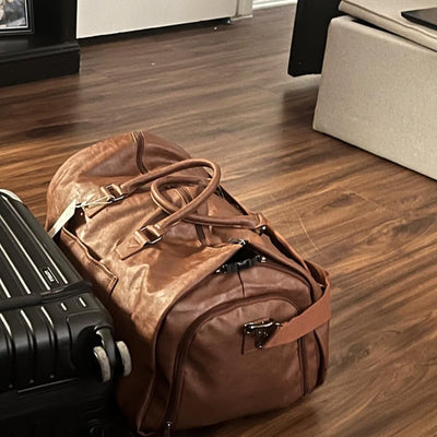 Customer photo with DuffleFold bag