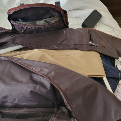 Customer photo with DuffleFold bag