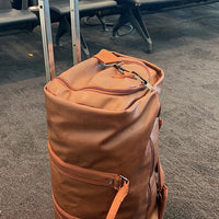 Customer photo with DuffleFold bag