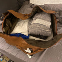 Customer photo with DuffleFold bag